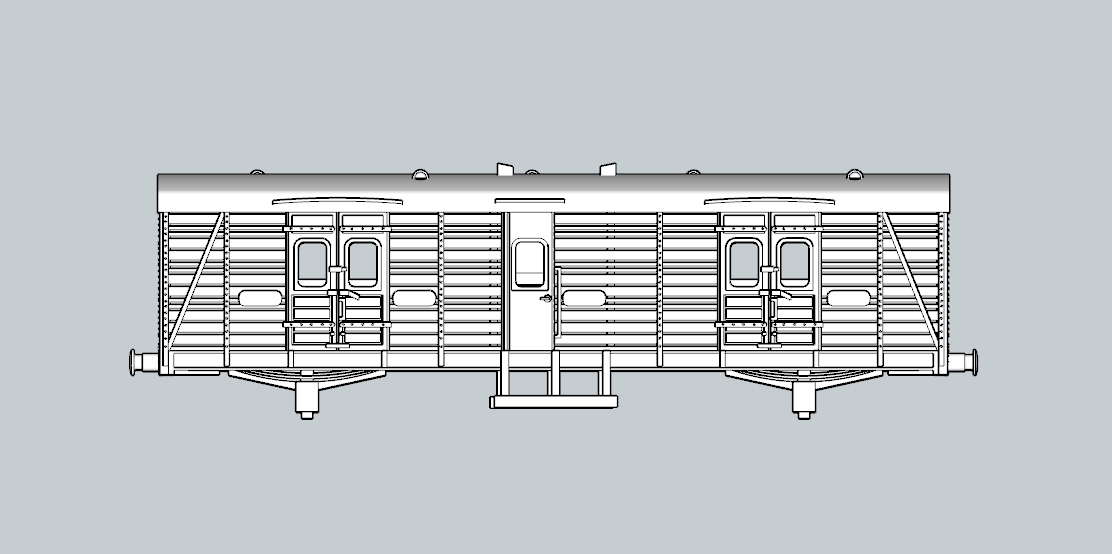(image for) SR 16t 36ft Guard's Van/Van C - d3062